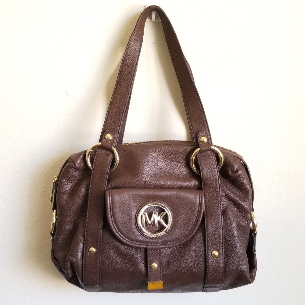 🔴SOLD🔴 Michael Kors Fulton Pebbled Satchel
